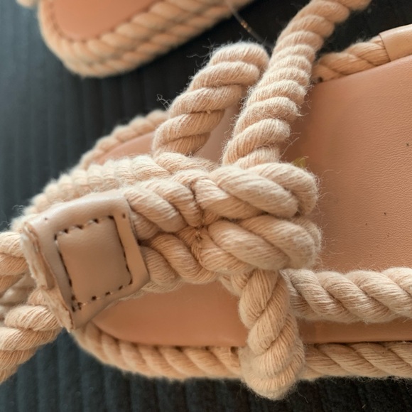 Aerie Rope Sandals Women’s Pink Size 7 NWT - Picture 3 of 5